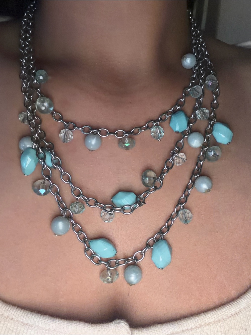 Multi-Strand Necklace set - Picture 3 of 3